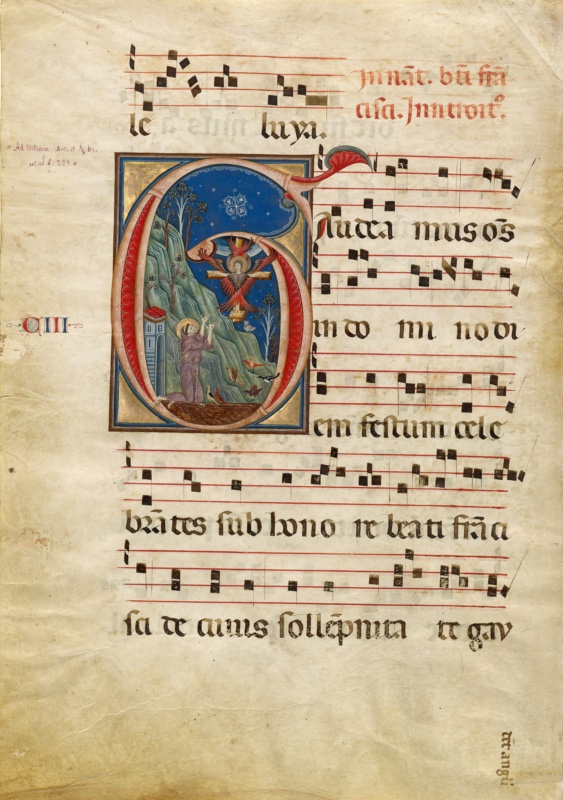 Initial G: The Stigmatization of St. Francis